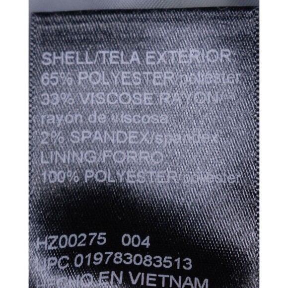 Haggar Sport Coat Blazer Sz 44L Micro Check Gray Two Button Classic fit Poly EUC - Picture 11 of 13